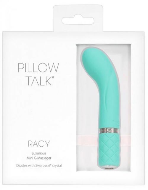 Cushion Talk Racy - Cordless Narrow G-Point Vibrator (Turquoise)
