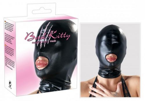 Bad Kitty - lesklá maska s otvorem na ústa