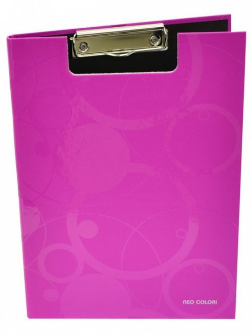 Karton P+P Dvojdeska s klipem lamino Karton P+P - Neo Colori A4 růžová 7-296