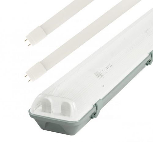 LED Solution Zářivkové těleso 120cm + 2x LED trubice 18W Economy+ Barva světla: Studená bílá