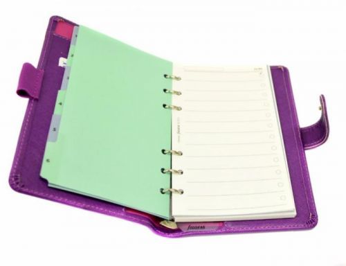 Filofax Diář Filofax Saffiano - Compact - malinová - 022475