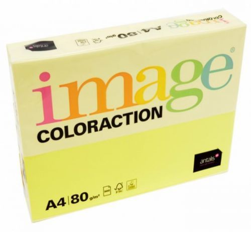 Antalis Kancelářský papír Image Coloraction A4 - 80g/m2, středně žlutá - 500 archů