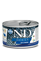 N&D DOG OCEAN Adult Codfish & Pumpkin Mini 140g