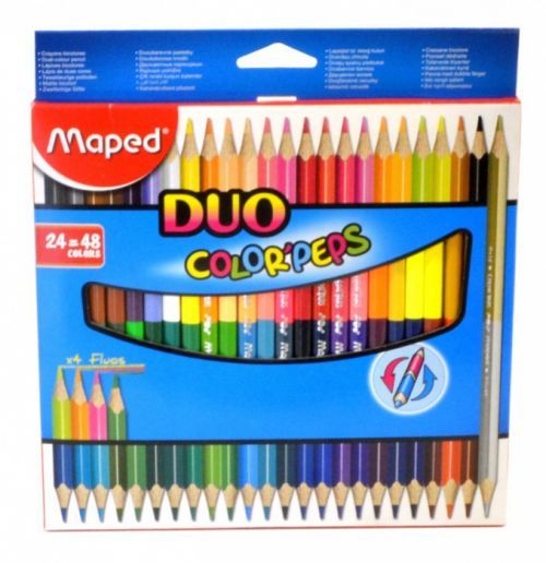 Maped Pastelky Maped Color Peps Duo - oboustranné - 48 barev - 0086/9829602