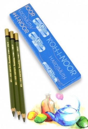 Koh-i-noor Tužka umělecká akvarelová Mondeluz - zeleň olivová tmavá 3720027002KS