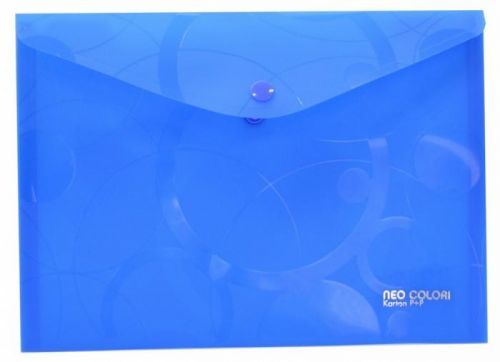 Karton P+P Psaníčko s drukem A5 - Neo Colori - modrá - 2-452
