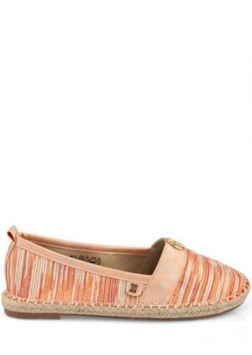 Lososové espadrilky Claudia Ghizzani - 36