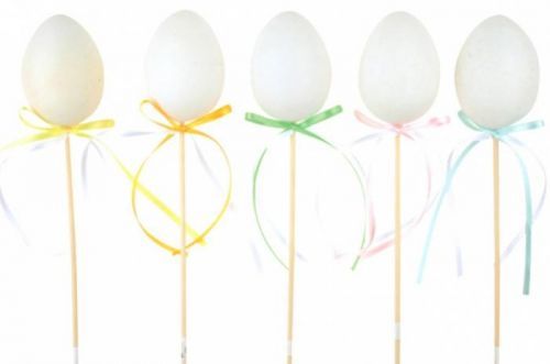 Anděl Velikonoční dekorace - zápich - vajíčko plastové k nazdobení - 8186