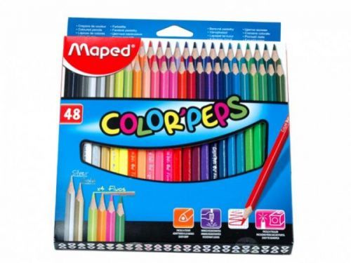 Maped Pastelky trojboké Maped Color Peps 48 barev 2048