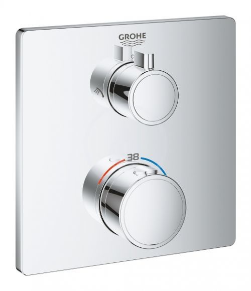 GROHE Grohtherm Termostatická sprchová baterie pro 2 spotřebiče, chrom 24079000