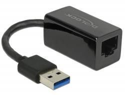 Delock Adaptér USB 3.1 Gen 1 s USB Typ-A samec > Gigabit LAN, 65903