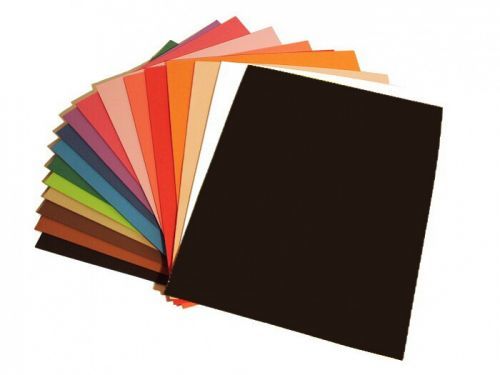 Duhová planeta Pěnová guma - černá 20 x 30 cm