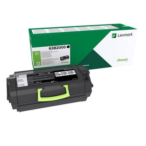 Lexmark originální toner 63B2000, black, 11000str., Lexmark MX717de, MX718de