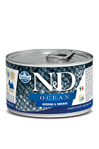 N&D DOG OCEAN Adult Herring & Shrimps Mini 140g