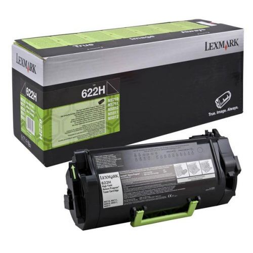 Lexmark originální toner 62D2H00, black, 25000str., 622H, return, high capacity, Lexmark MX812dfe, MX812dxfe, MX812dme, MX711dhe,