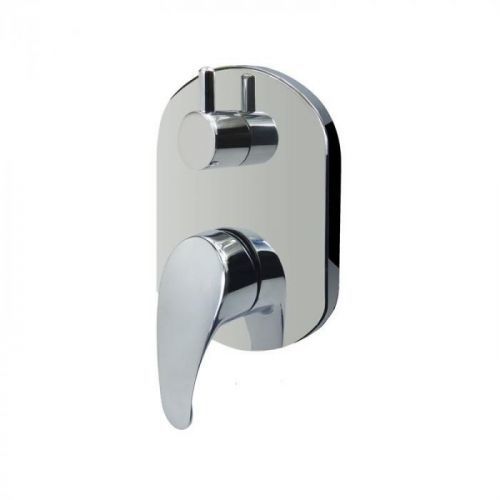 MEREO Sprchová baterie podomítková s přepínačem, Mbox, oválný kryt, Sonáta, chrom CB60106B