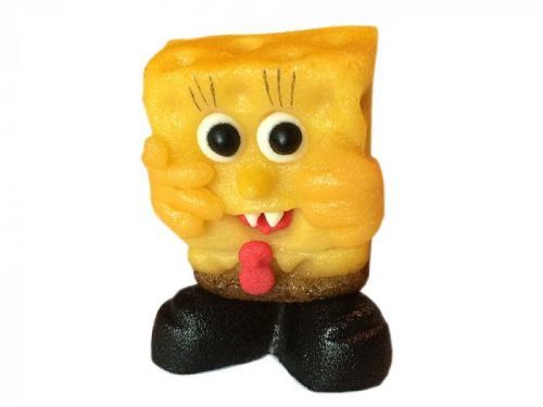 Frischmann Spongebob v kalhotách - marcipánová figurka na dort