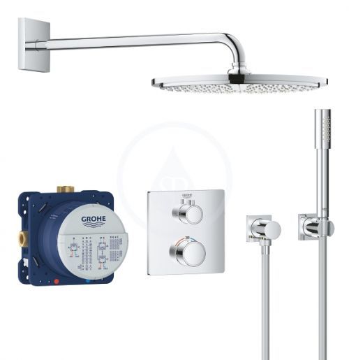 GROHE Grohtherm Sprchový set Rainshower Cosmopolitan 310 s termostatem pod omítku, chrom 34730000