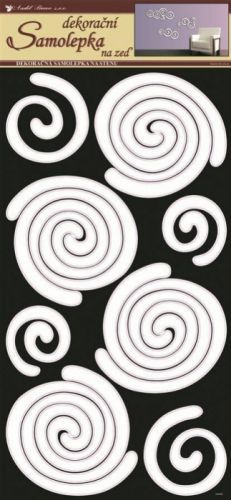 Anděl Pokojová dekorace - Spirály bílé - 1334