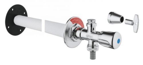 GROHE Eurotec Venkovní nástěnný set, matný chrom 41208000