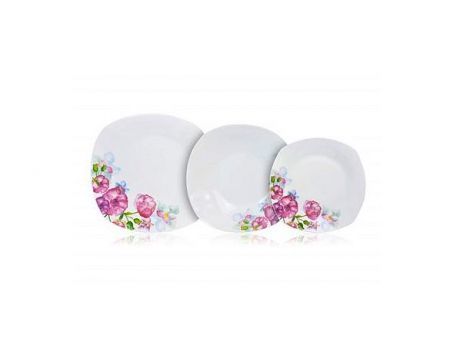 BANQUET Sada talířů square DOLORES, 18 ks Miss Sixty