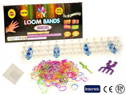 Barevné gumičky Loom Bands 600 ks