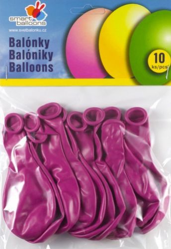 Smart Ballons Balónky G90 - světle fuchsia, 10 ks PG90-1007