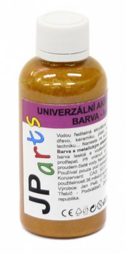 Ostatní Univerzální akrylátová barva - světle hnědá metal lesklá 50g 7238 UM23