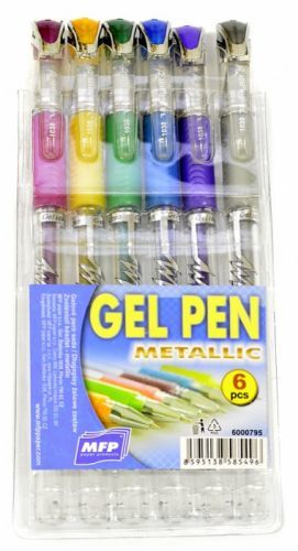 MFP Sada gelových per 6 ks - Glitter 6000795