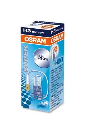 OSRAM H3 64151SUP SUPER plus 30procent 55W 12V PK22s