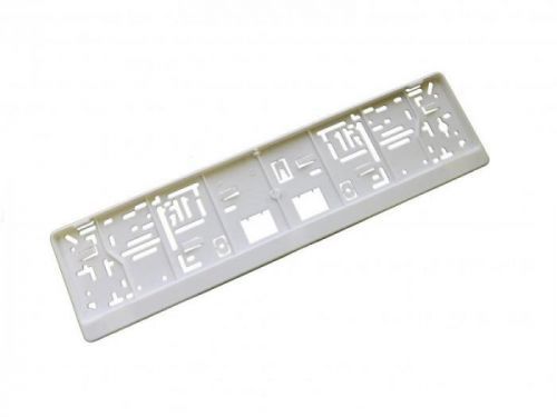 Podložka pod SPZ bílá