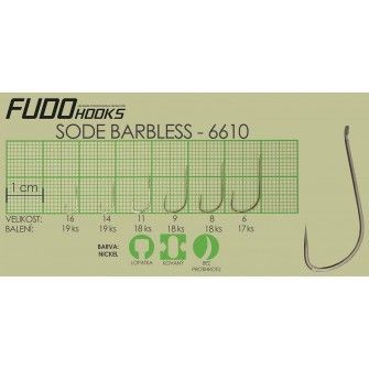 Fudo Sode Barbless 9 (bal.18ks)