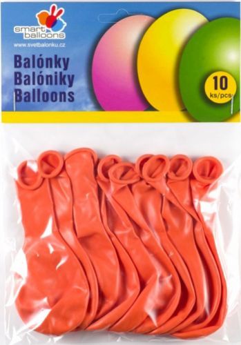 Smart Ballons Balónky G90 - oranžová, 10 ks PG90-1004