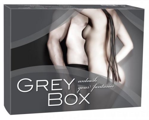 Fifty Shades og Grey Grey Box - sada erotických pomůcek (10 dílná)