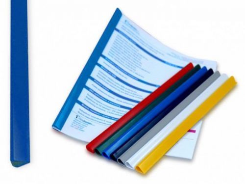 Novus Rychlovazná lišta z umělé hmoty pro neděrované spisy, na 30 listů modrá