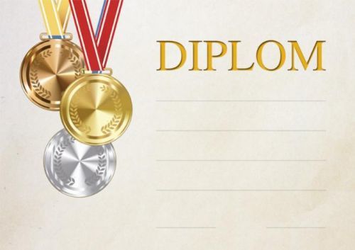 Baloušek Diplom A4 - Medaile - BD146