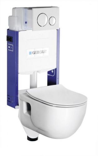 SAPHO WC SADA závěsné WC BRILLA s podomítkovou nádržkou GEBERIT pro zazdění WC-SADA-14