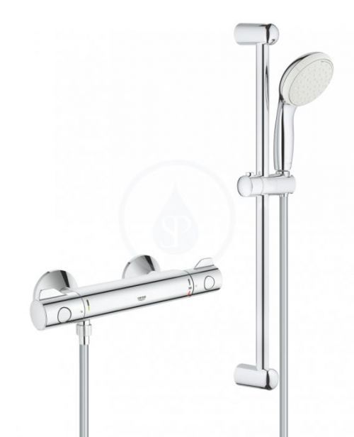 GROHE Grohtherm 800 Termostatická sprchová baterie se sprchovou soupravou 600 mm, chrom 34565001