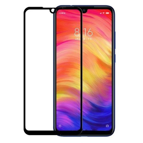 Screen Glass Xiaomi Redmi Note 7, Note 7 Pro 5D Full Glue zaoblené kraje tvrzené sklo černé