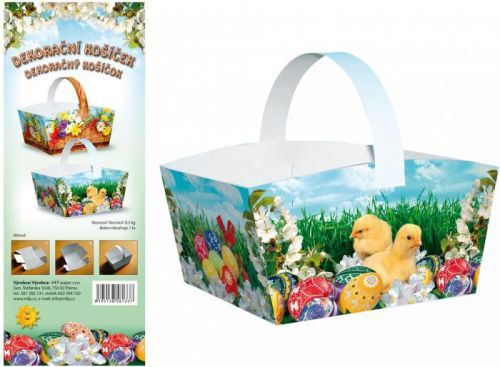 Velikonoční papírový košíček 1ks