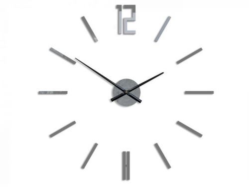 Moderní nástěnné hodiny CARLO GRAY HMCNH057-gray