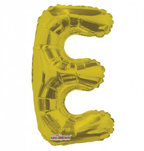 Smart Ballons Nafukovací balónek - písmeno - E - zlatý, 35 cm - K35072-14S