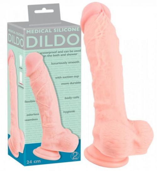 Medical Silicone Dildo (24cm)