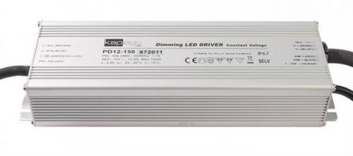 KapegoLED napájení PD12-150-1-10V konstantní napětí 12500 mA IP67 stmívatelné 12V DC 150,00 W 872011