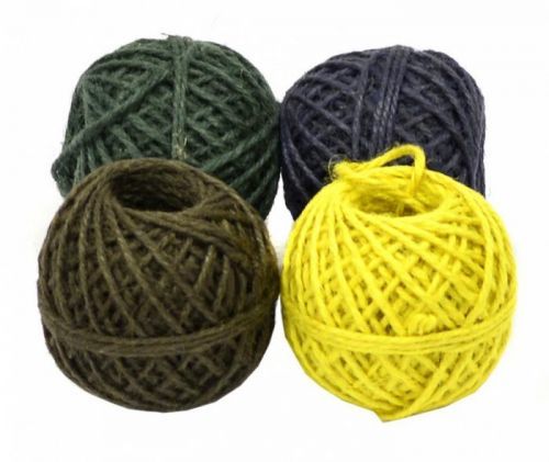 Ostatní Jutový motouz - 500x3 - 50 g - barevný