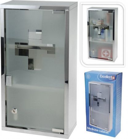 Lékárnička na zeď 25x12x48 cm