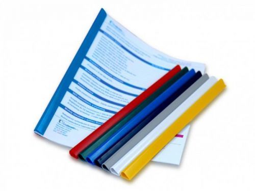 Novus Rychlovazná lišta z umělé hmoty pro neděrované spisy, na 30 listů červená