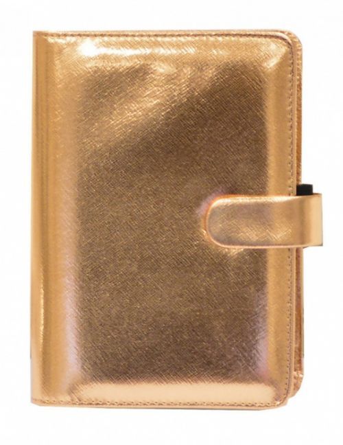 Filofax Diář Filofax Saffiano - osobní - Rose Gold - 022573