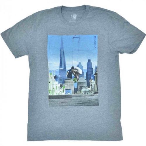 triko HABITAT - Skyline Hthr Gray (SEDA) velikost: S