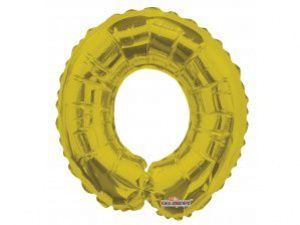 Smart Ballons Nafukovací balónek - písmeno - O - zlatý, 35 cm - K35083-14S